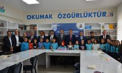 Çobanbeyli Cumhuriyet İlkokulu'na “Yaren Çocuk Kütüphanesi” Açıldı