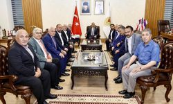 Kahramanmaraş Valisi Mükerrem Ünlüer’e  Makam Ziyaretleri Devam Ediyor