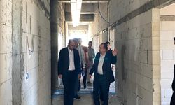 Kaymakam Sarıdoğan’dan, İlçe Emniyet Müdürlüğü İnşaatına Ziyaret