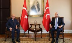 Numan Kurtulmuş'tan TBMM'de Devlet Bahçeli'ye ziyaret