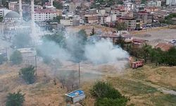 Afşin Kalesi’nde Yangın Çıktı