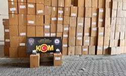 Adana'da 9 milyon 170 bin makaron ele geçirildi