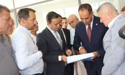 AK Parti Mersin Milletvekili Ali Kıratlı, Mezitli Devlet Hastanesi inşaatını inceledi
