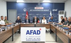 Antalya'da İl Afet ve Acil Durum Koordinasyon Kurulu Toplantısı yapıldı