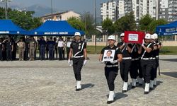Antalya'da tedavi gördüğü hastanede vefat eden polis memuru için tören düzenlendi