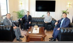 Başsavcı Tanju Çatlı'dan Anamur Kaymakamı Kemal Duru'ya ziyaret