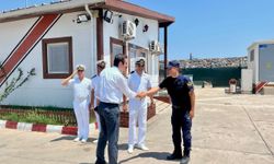 Bozyazı Kaymakamı Tuncay Topsakaloğlu güvenlik güçleriyle bayramlaştı