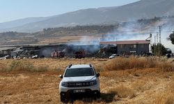 Yangında Ev ve Ahır Yandı, 2 Kişi Yaralandı