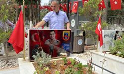 Mersin'de jandarmadan şehitlik ziyareti