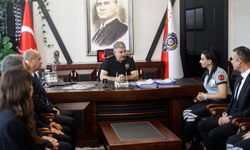 Mersin'de özel güvenlik görevlilerinden İl Emniyet Müdürü Karabörk'e ziyaret