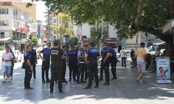 Serik'te zabıta ekipleri kaldırım işgallerine yönelik denetim yaptı