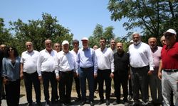 TZOB Genel Başkanı Bayraktar, Hatay'da narenciye bahçelerinde incelemelerde bulundu: