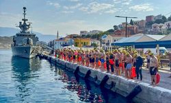 Uluslararası Meis-Kaş Yüzme Yarışı gerçekleştirildi