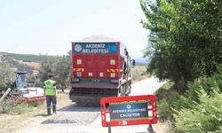 Akdeniz’de tarım yolları yenileniyor