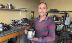 Eski tencere ve çaydanlıklar elinde ikinci baharı yaşıyor