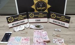 Mersin Anamur’da uyuşturucu ile mücadele 3 şüpheli yakalandı