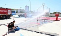 Mersin’de itfaiye eri sınavlarında adaylar ter döktü