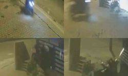 Motosikletli böyle kaza yaptı: O anlar kamerada