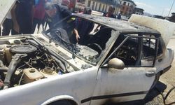 Fırından Aldığı Köz Otomobili Yaktı
