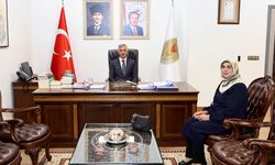 Şehit Abdullah Çiftçi’nin Annesi Vali Ünlüer’i Ziyaret Etti
