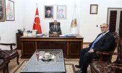 Vali Ünlüer, Başkanı Akpınar’ı Makamında Kabul Etti