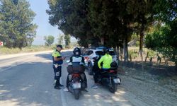 Antalya'da motosiklet kullanıcılarına yönelik denetim yapıldı