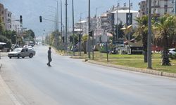 Bozyazı'da sıcak hava etkili oluyor