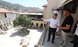 Hatay Valisi Masatlı, Tıbbi ve Aromatik Bitkiler Müzesi'nde incelemelerde bulundu
