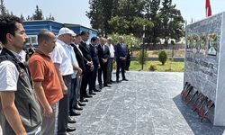 Hatay'da şehit polis memurları dualarla anıldı