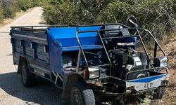Isparta'da tarım aracının devrilmesi sonucu 1 kişi öldü, 3 kişi yaralandı