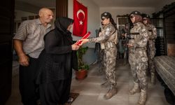 Kadın özel harekat polislerinden 15 Temmuz şehidi Sevda Güngör'ün ailesine ziyaret