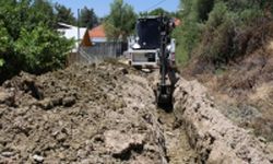 Kumluca'da Göllü yaylasına yeni kanalizasyon hattı yapıldı