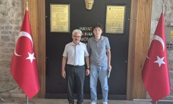 Mut'ta LGS birincisi öğrenciden, İlçe Milli Eğitim Müdürü Dölek'e ziyaret