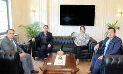 Göreve başlayan Kaymakam Duru’yu Başsavcı Çatlı ziyaret etti