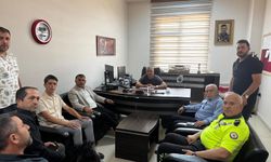 AK Parti ve MHP Heyeti, Şehit Bayram Çiçek Polis Merkezi’ni Ziyaret Etti