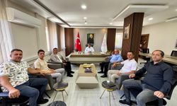 Ayçan ve Taşkale’den , Milli Eğitim Müdürü Kaba’ya Ziyaret