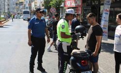 Aydın’da motosiklet sürücüleri denetlendi