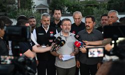 Bakan Yumaklı, Hatay'da orman yangınlarına ilişkin açıklama yaptı: (1)