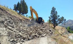 Büyükşehir, Göksun Elmalı’da Yeni Yol Açıyor