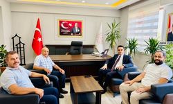 Çağlayancerit Millî Eğitim Müdürü Öztürk’ten Yeni Milli Eğitim Müdürü Çetin’e Ziyaret