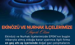 Ekinözü ve Nurhak'a Doğalgaz Müjdesi