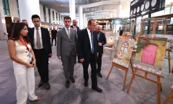 KKTC Başbakan Yardımcısı Ataoğlu, Mersin'de "Ada Kıbrıs" sergisini ziyaret etti:
