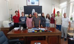 Okul Müdürü Mustafa Keleş, Dereceye Giren Öğrencileri Ağırladı