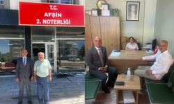Türkiye Noterler Birliği Başkanı Ahmet Alıcı'dan Afşin’e Ziyaret