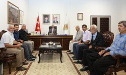 Vali Ünlüer Makamında Konuklarını Ağırladı