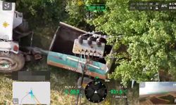 Su Tankerine Gizlenen Kaçak Trafo Drondan Saklanamadı