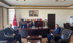 Afşin İş Bankası Şube Müdürü Tutuk’tan Kaymakam Sarıdoğan’a Ziyaret