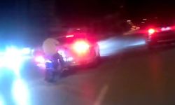 Afşin’de Kaza Anı Kask Kamerasına Yansıdı