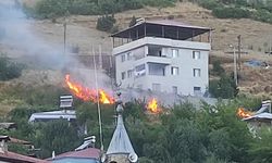 Adana'da çalılık alanda çıkan yangın söndürüldü