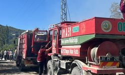 Adana'da iki katlı evde çıkan yangın ormana sıçramadan söndürüldü